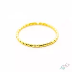 پک چهارتایی انگشتر طلایی برند I Am زیرکونیا مروارید قلب پیچ سایز S | | روکش طلا - GOLD PLATED